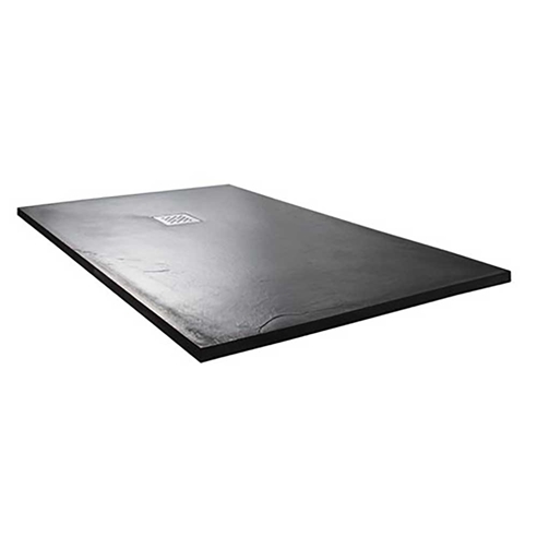 Drench Anthracite Ultra Thin Rectangular Stone Slate Effect Shower Tray - 1700 x 800mm