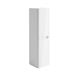 Ava 1400mm Wall Mounted Tall Storage Cabinet - Gloss White