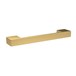 Drench Brushed Brass Bold D Bar Furniture Handle - 128mm Centres