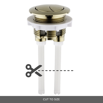 Harbour Cistern Flush Button 38mm - Brushed Brass