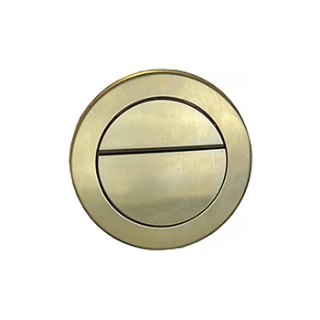 Drench Concealed Cistern Flush Button - Brushed Brass