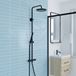 Core Exposed Thermostatic Rigid Riser Shower Kit | Tap Warehouse
