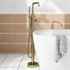 Core Freestanding Bath Shower Mixer Tap - Brushed Brass