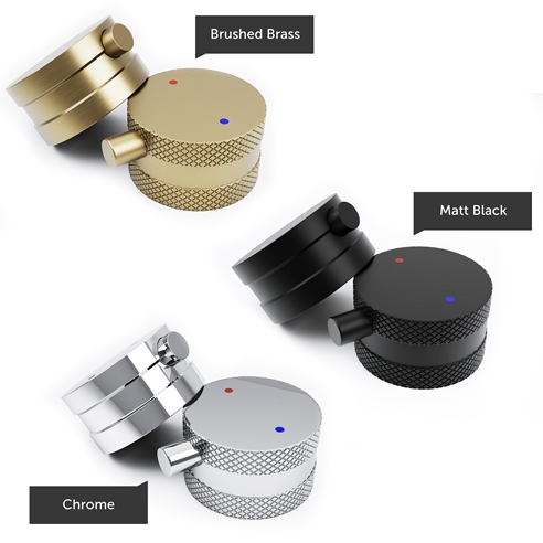 Core Concealed Thermostatic Valve, Fixed Head & Shower Handset Kit