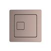Drench Square Dual Flush Button - Brushed Bronze