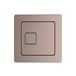 Drench Square Dual Flush Button - Brushed Bronze