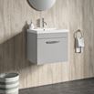 Drench Emily 500mm Wall Mounted 1 Drawer Vanity Unit & Basin Options