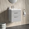 Drench Emily 500mm Wall Mounted 2 Drawer Vanity Unit & Basin Options