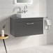 Drench Emily 800mm Wall Mounted 1 Drawer Vanity Unit and Countertop