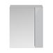 Emily 600mm Offset Door Mirror Cabinet - Gloss Grey Mist