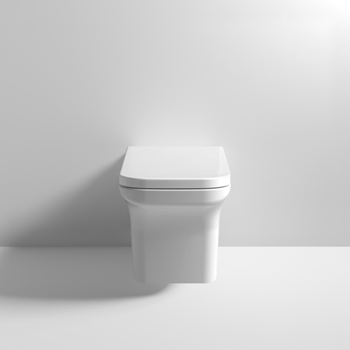 Emily Rimless Compact Wall Hung Toilet & Wrapover Soft Close Seat