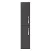 Drench Emily Tall Double Door Storage Unit - Gloss Grey