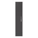 Drench Emily Tall Single Door Storage Unit - Gloss Grey