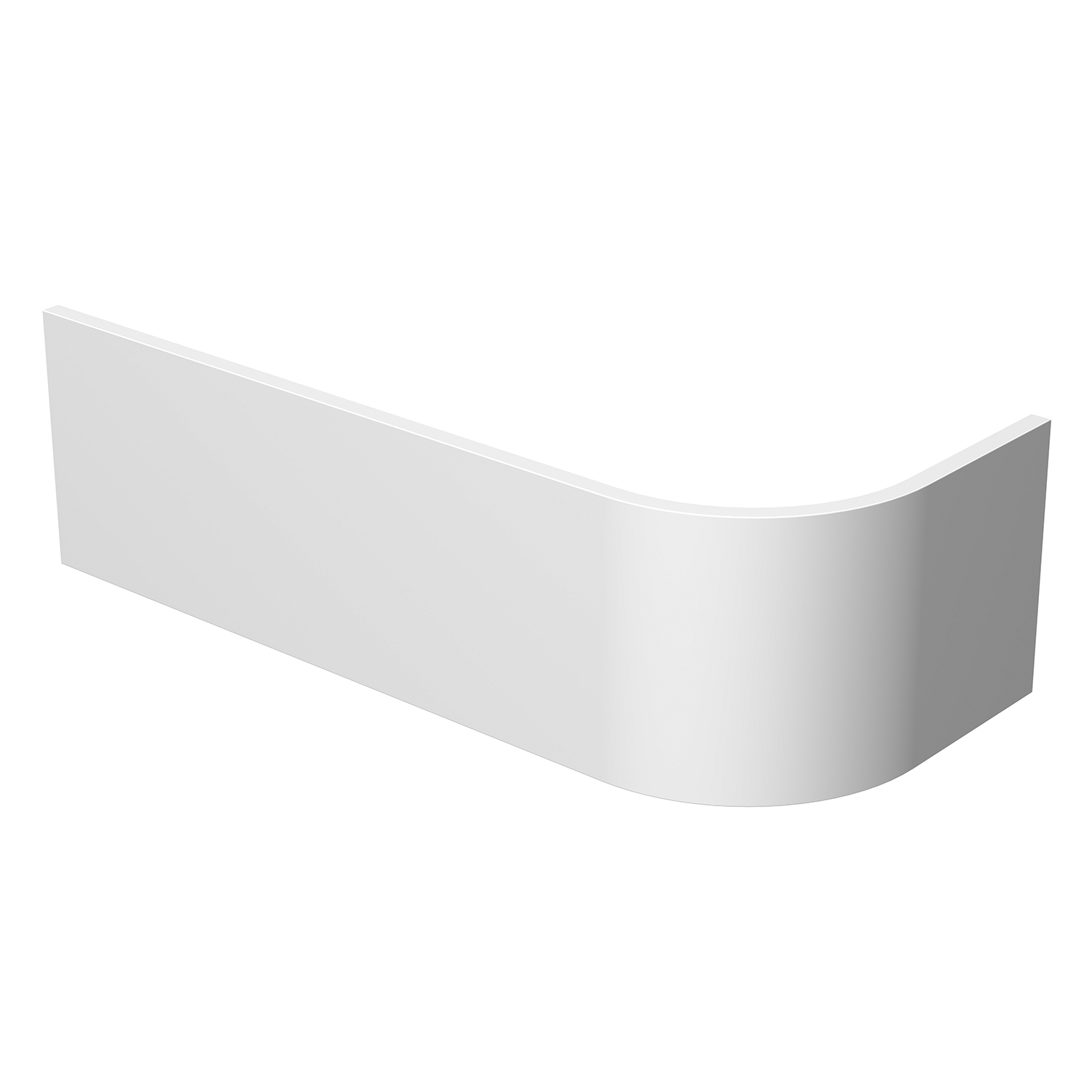 Drench J Shaped Single Ended Corner Bath & Bath Panel - 1700 x 720mm ...
