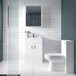 Drench Jack Minimalist 600mm White Gloss Floor Standing Vanity Unit & Basin