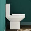Lorraine Rimless Comfort Height Close Coupled Toilet & Wrap Over Soft Close Seat