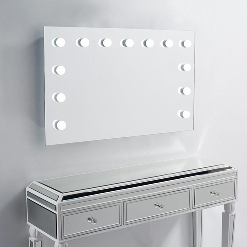 Marilyn Hollywood LED Mirror with Demister Pad & Dimmer Switch - 800mm & 1200mm