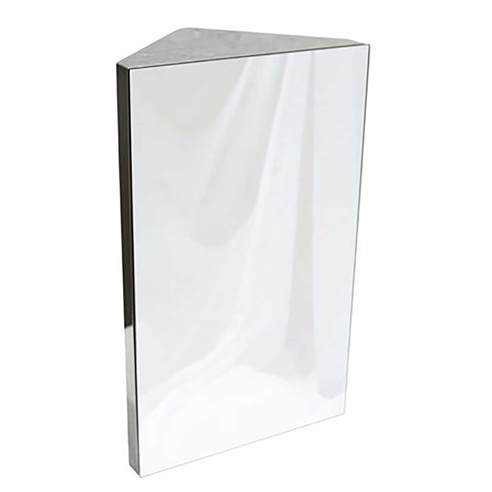 Drench Stainless Steel Mirrored Corner Cabinet