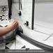 Harbour Primrose 6mm Single Matt Black Sliding Shower Door & Optional Side Panel