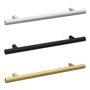 Drench Knurled T Bar Furniture Handle - 160mm Centres