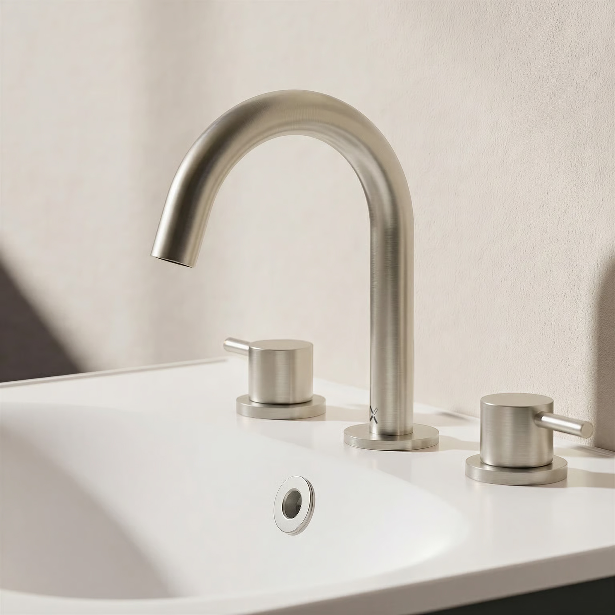 Crosswater MPRO 3 Hole Basin Mixer Tap