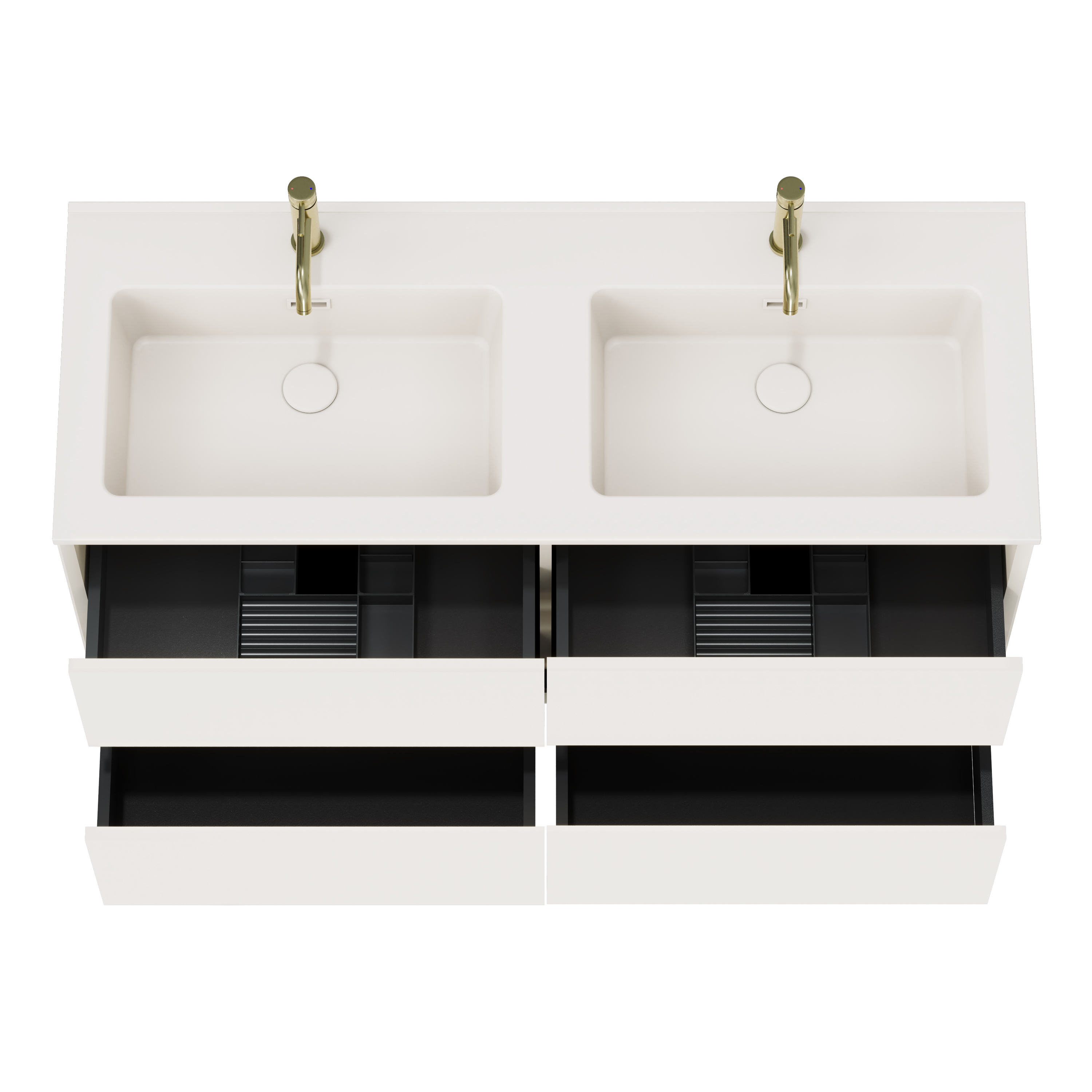 Oslo 1200mm Wall Mounted Vanity Unit & Matt White Basin
