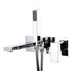 Vellamo Forte Wall Mounted Bath Shower Mixer With Shower Kit