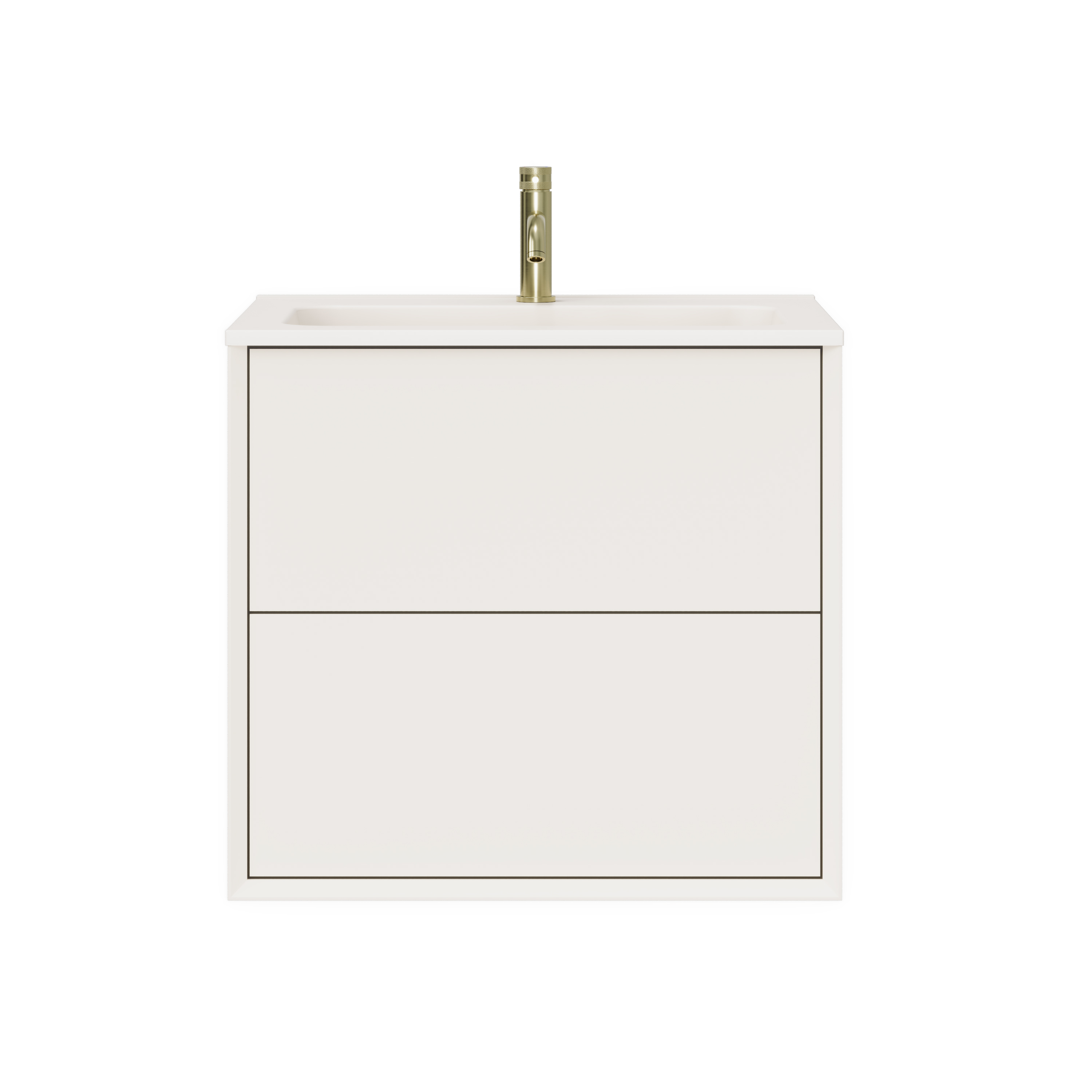 Oslo 600mm Wall Mounted Vanity Unit & Matt White Basin