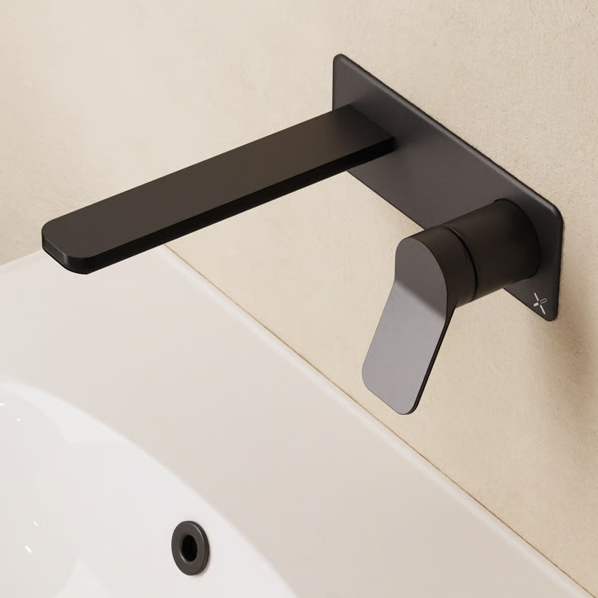 Crosswater Glide II Wall Mounted Basin Mixer Tap
