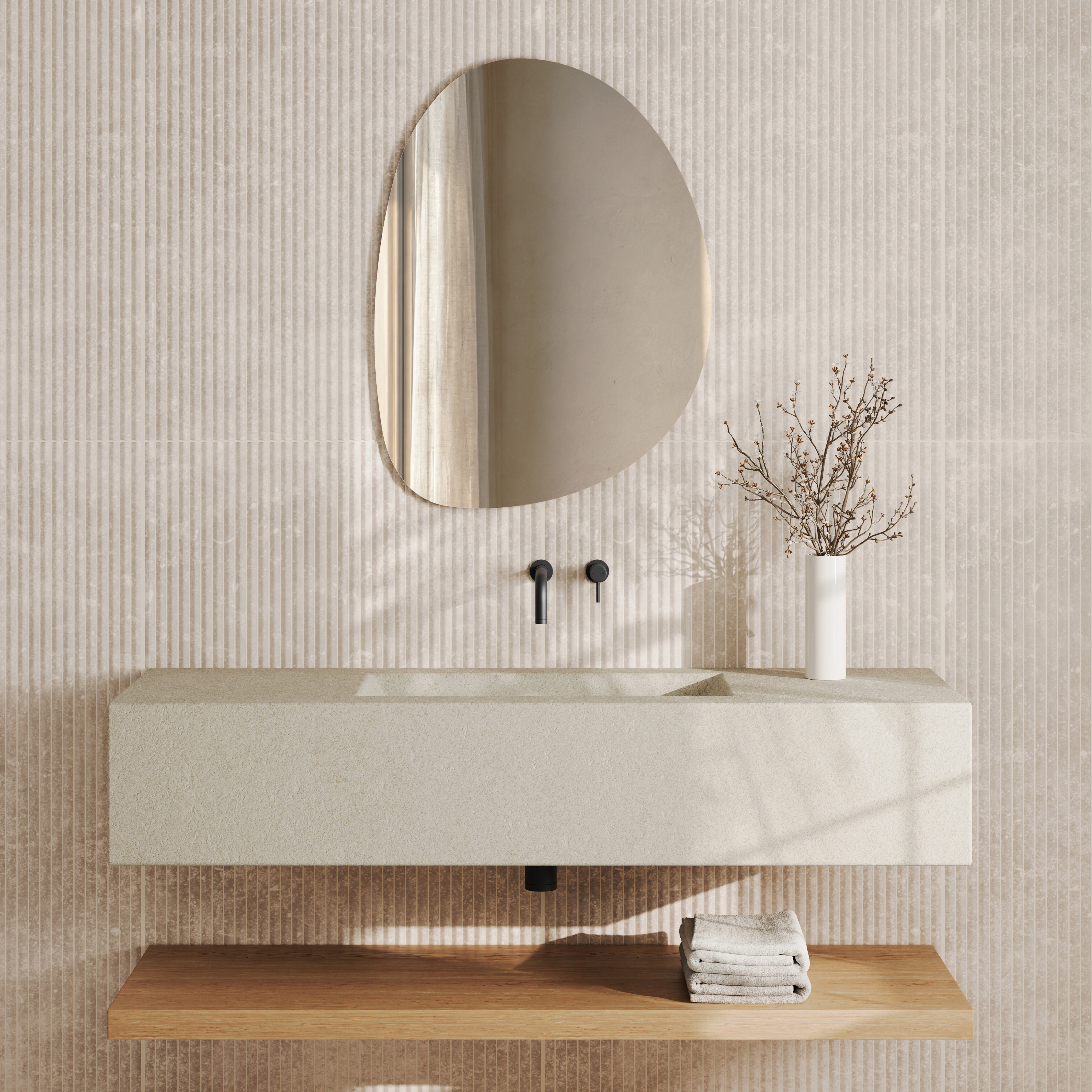 Organics Slim Mirror - 600 x 800mm