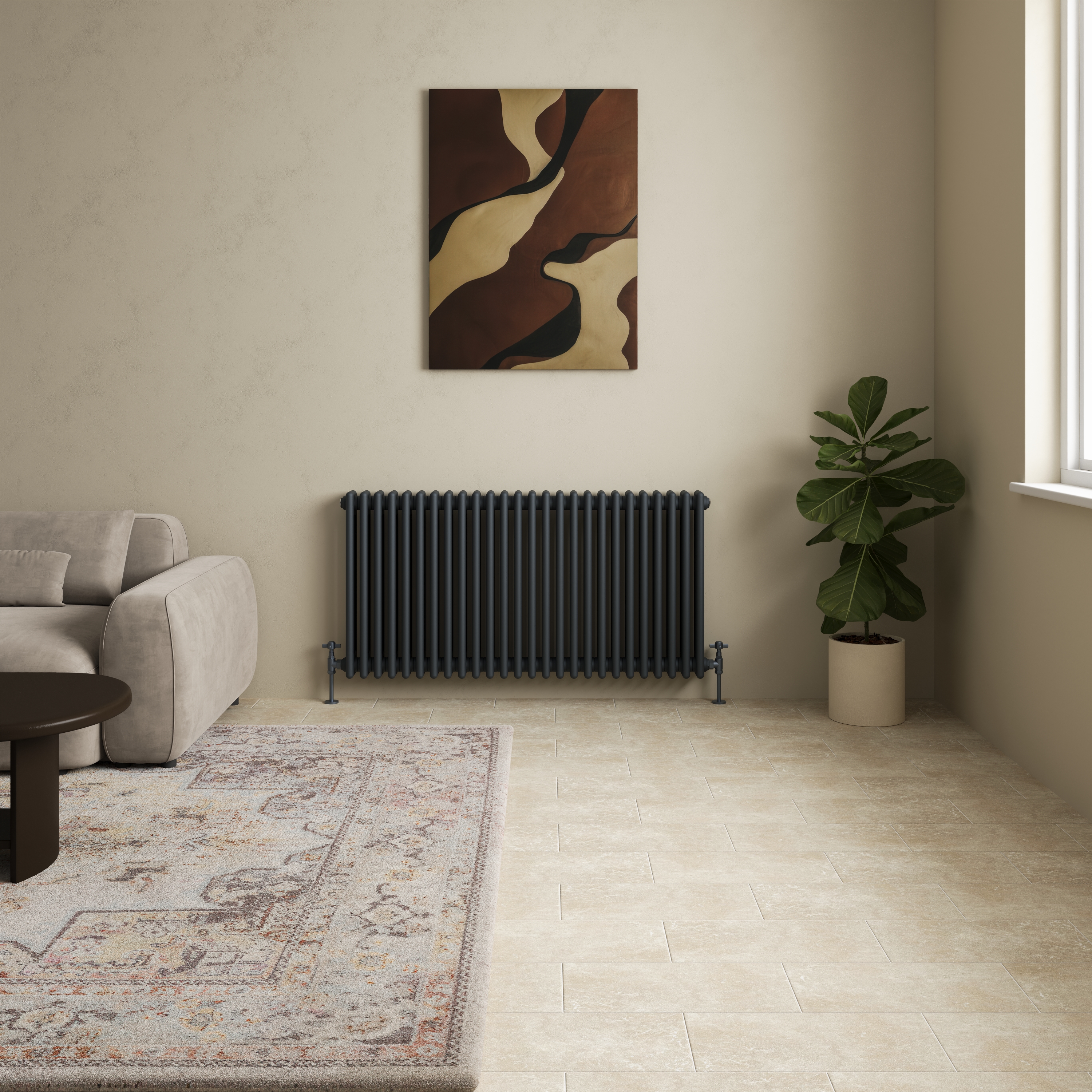 Toasty Ardleigh Anthracite Horizontal Column Radiator