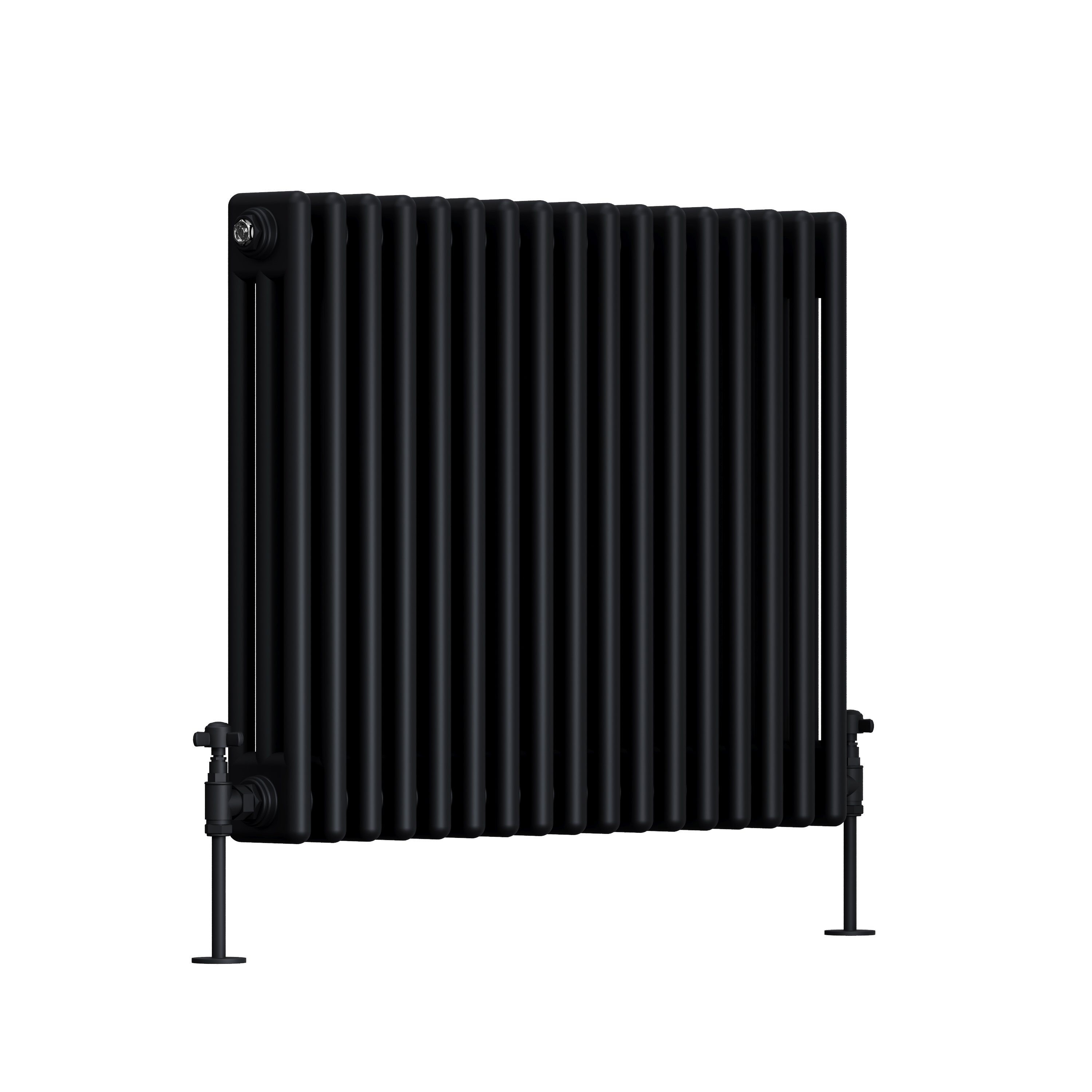 Toasty Ardleigh Matt Black Horizontal Column Radiator