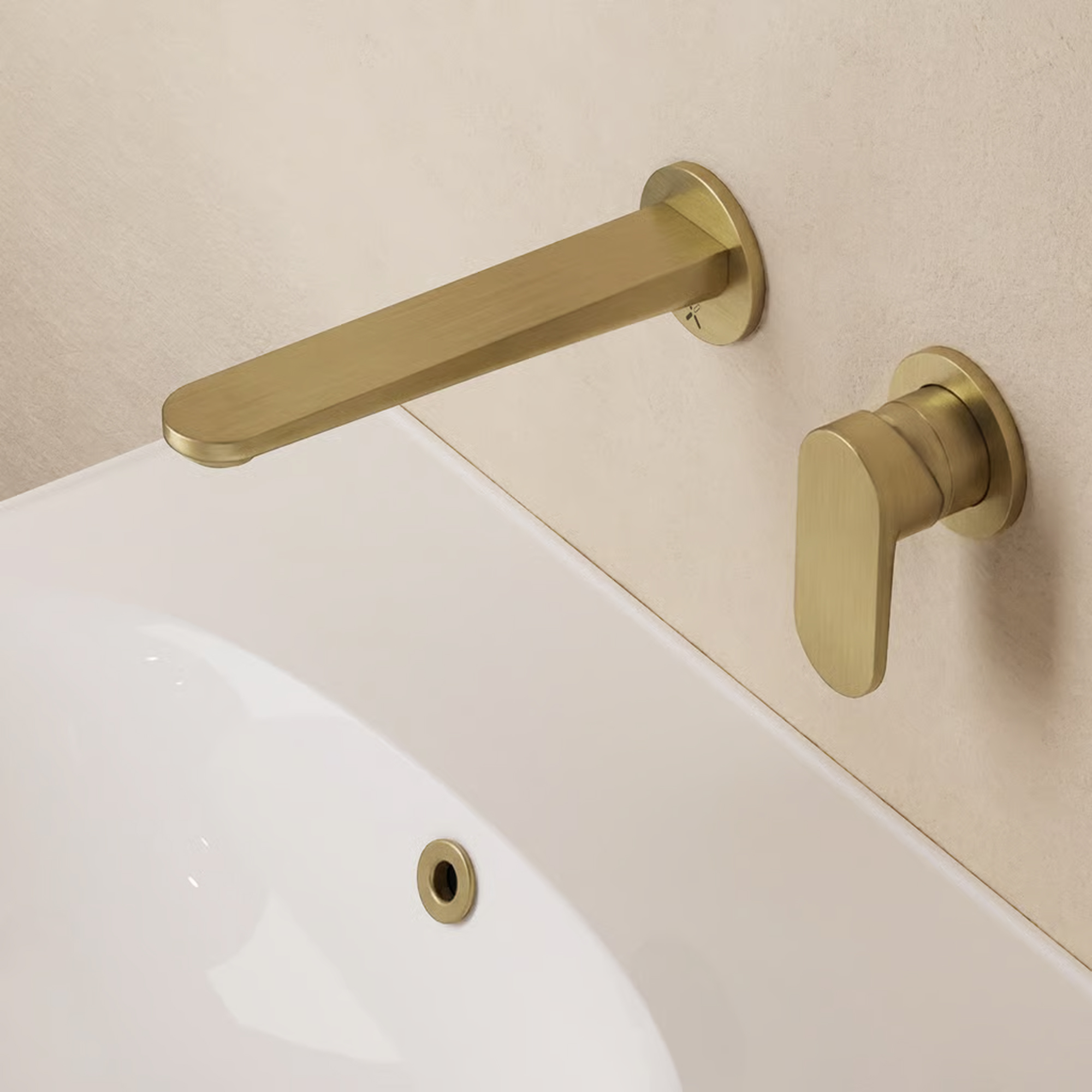 Crosswater Drift 2 Hole Wall Mounted Basin Mixer Tap