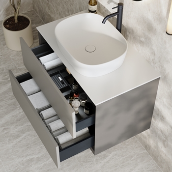 Oslo 800mm Wall Mounted Vanity Unit Sintered Stone Countertop Tap oslo-800mm-wall-mounted-vanity-unit-sintered-stone-countertop-tap