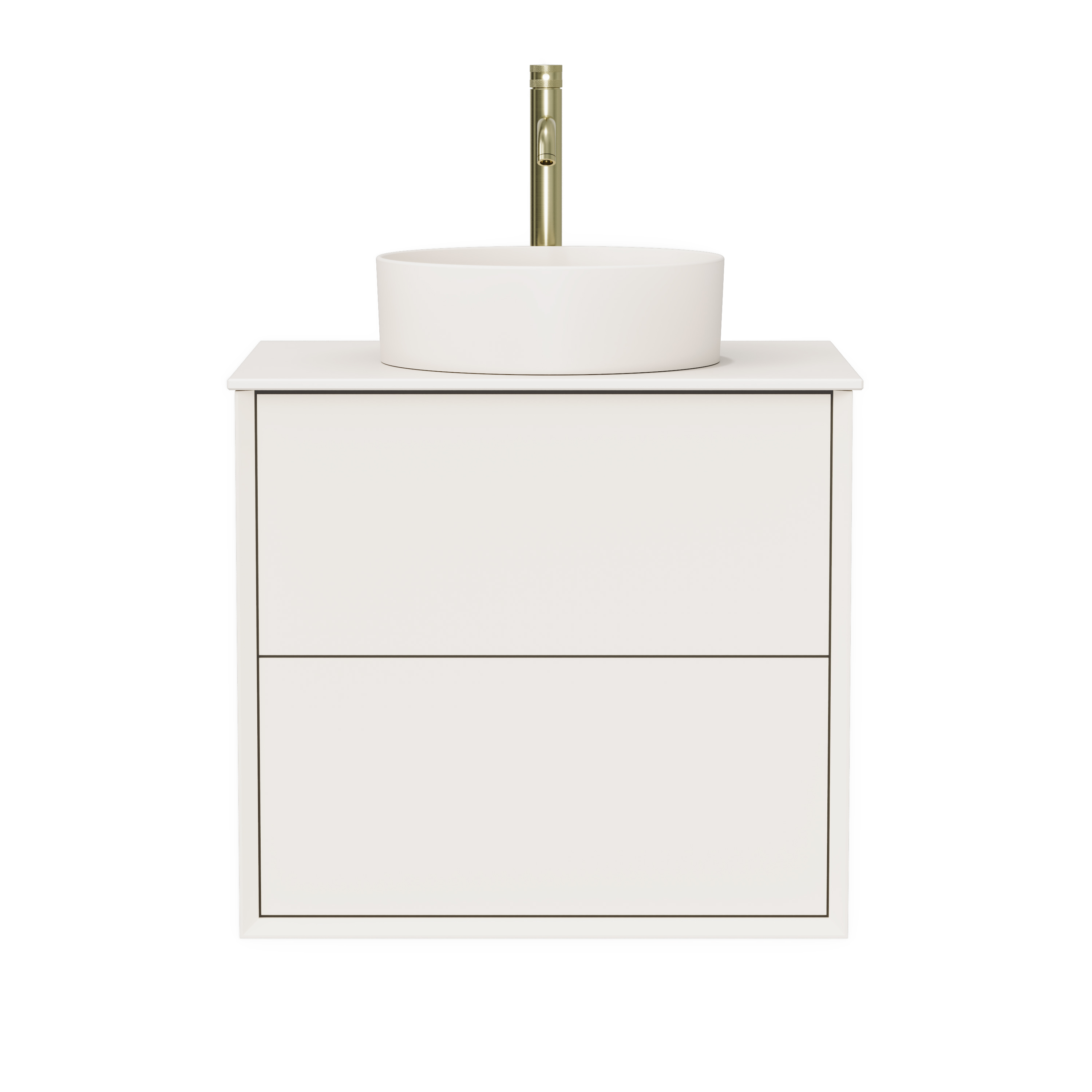 Oslo 600mm Wall Mounted Vanity Unit & Sintered Stone Countertop