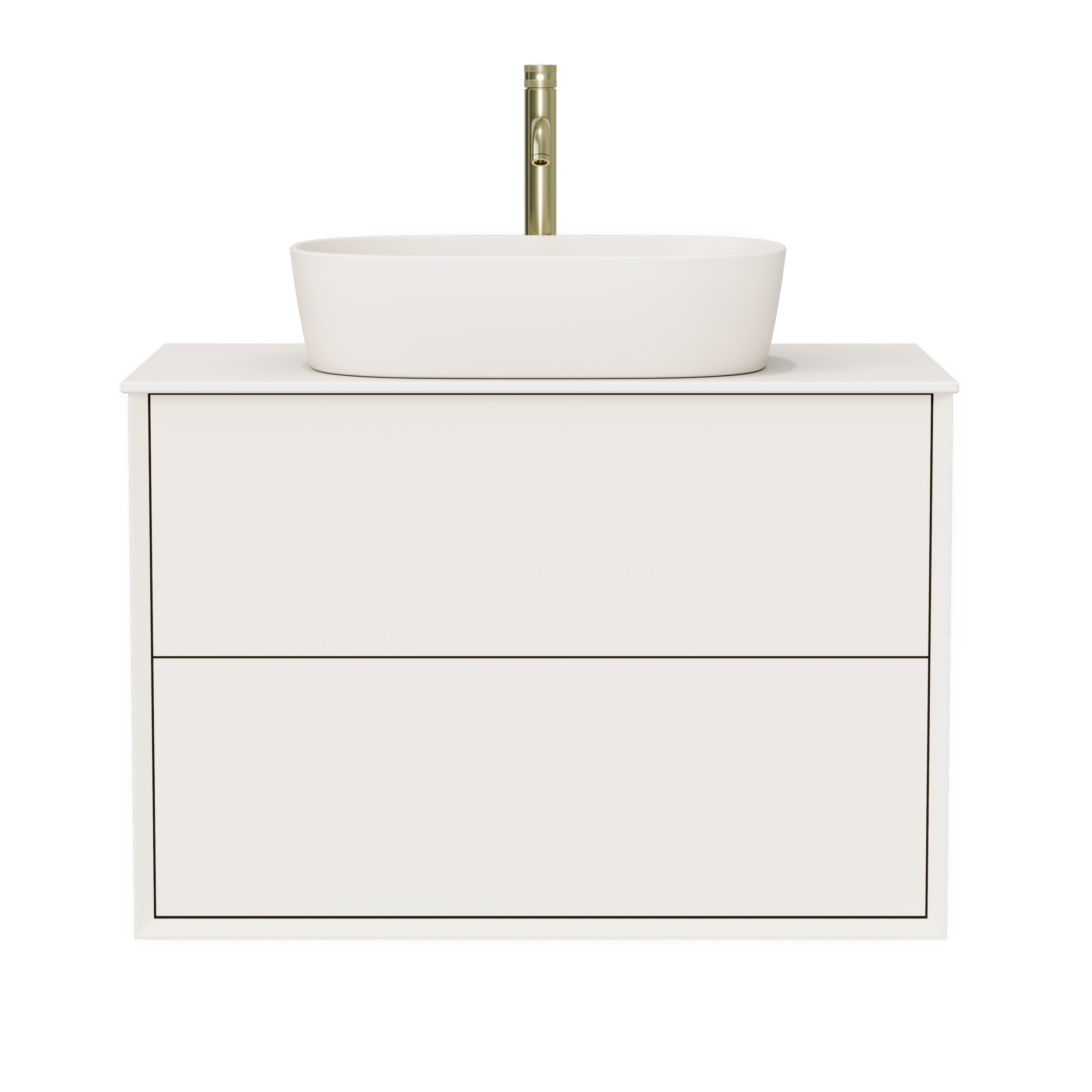 Oslo 800mm Wall Mounted Vanity Unit & Sintered Stone Countertop