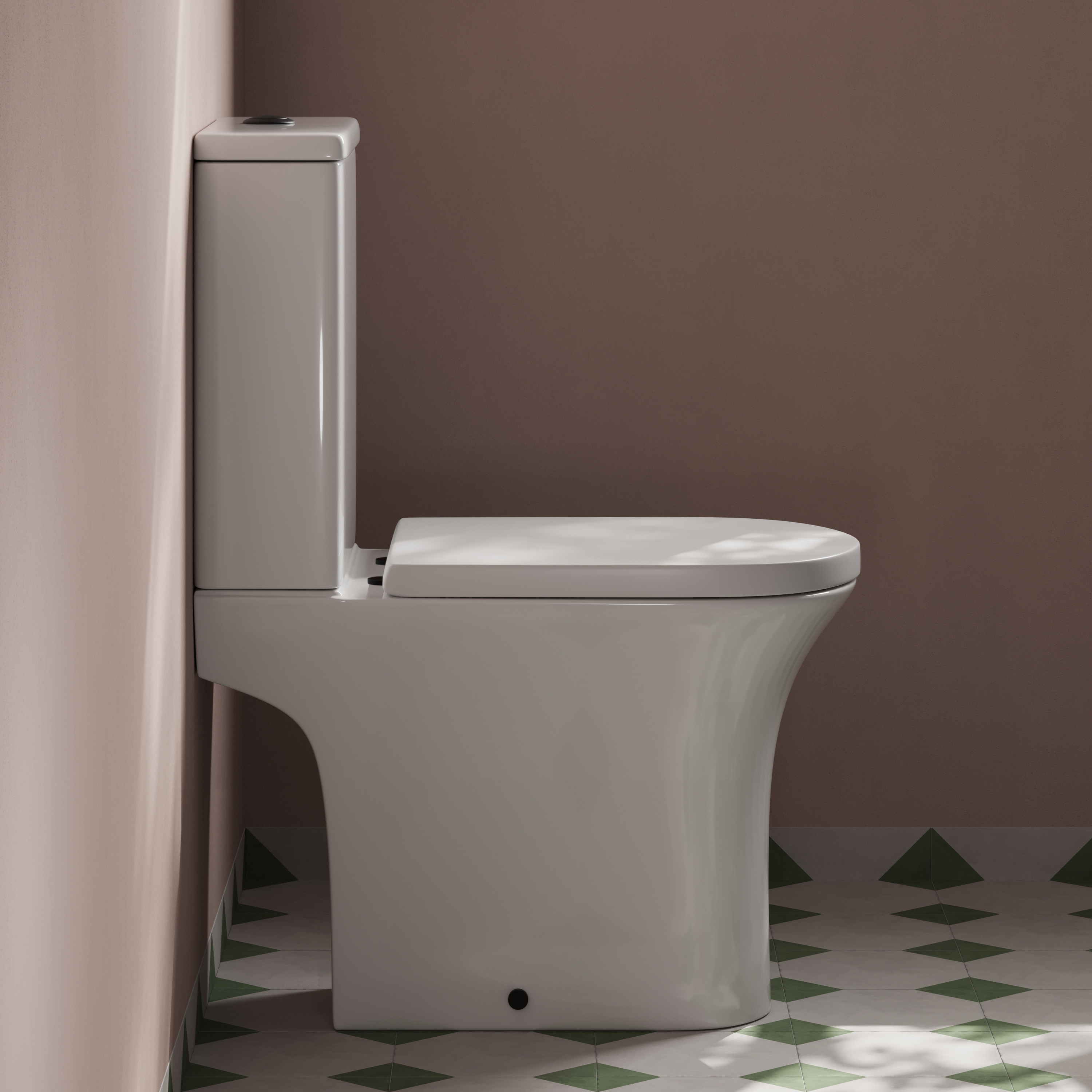 Lydia Rimless Close Coupled Toilet & Soft Close Seat