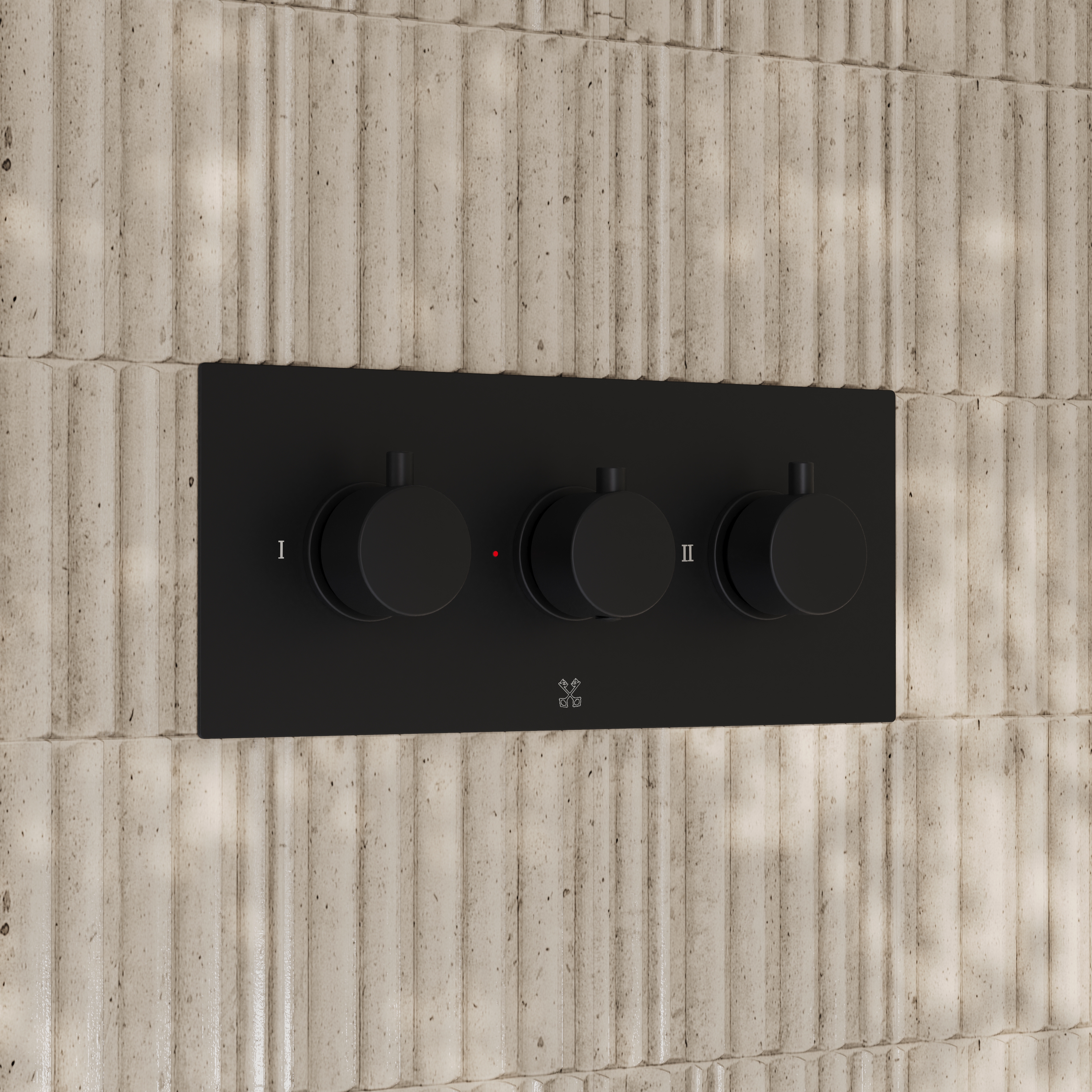 Core 3 Outlet Landscape Thermostatic Concealed Shower Valve
