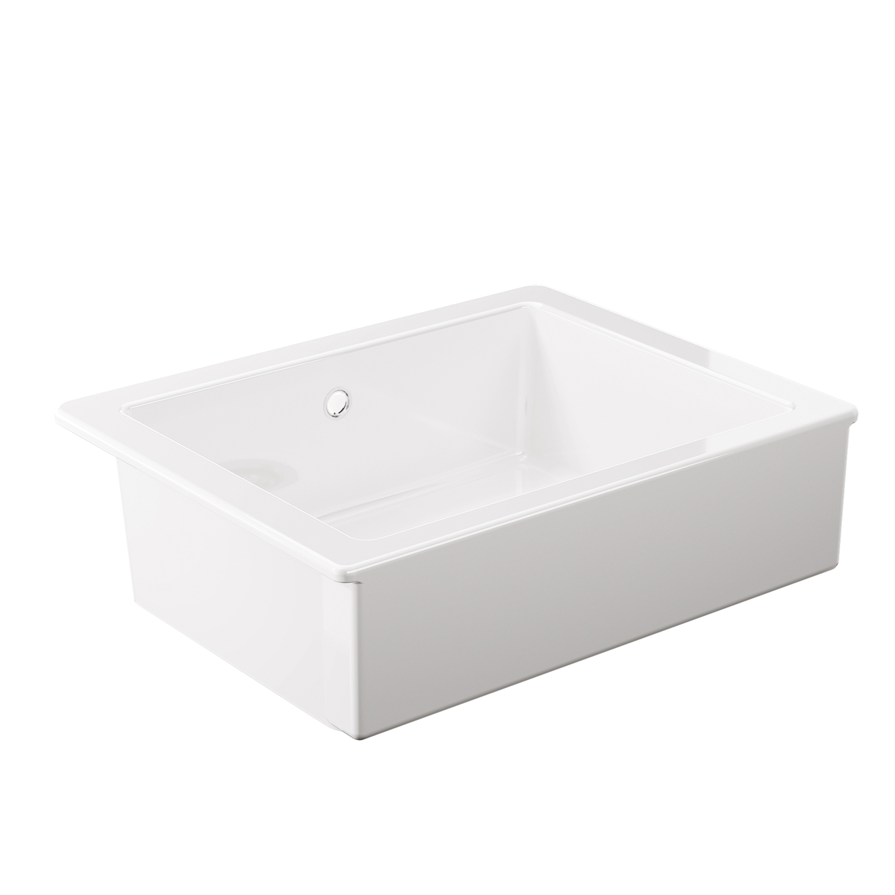 Thomas Denby Ellington 1 Bowl Ceramic Butler Kitchen Sink - 622 x 497mm
