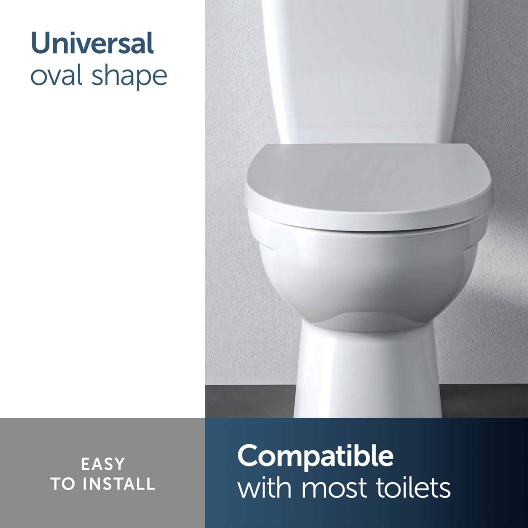 Ideal Standard Universal Wrap Over Soft Close Toilet Seat