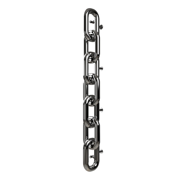 Chain Link Radiator Carisa Link Vertical Stainless Steel Designer Radiator | Tap Warehouse