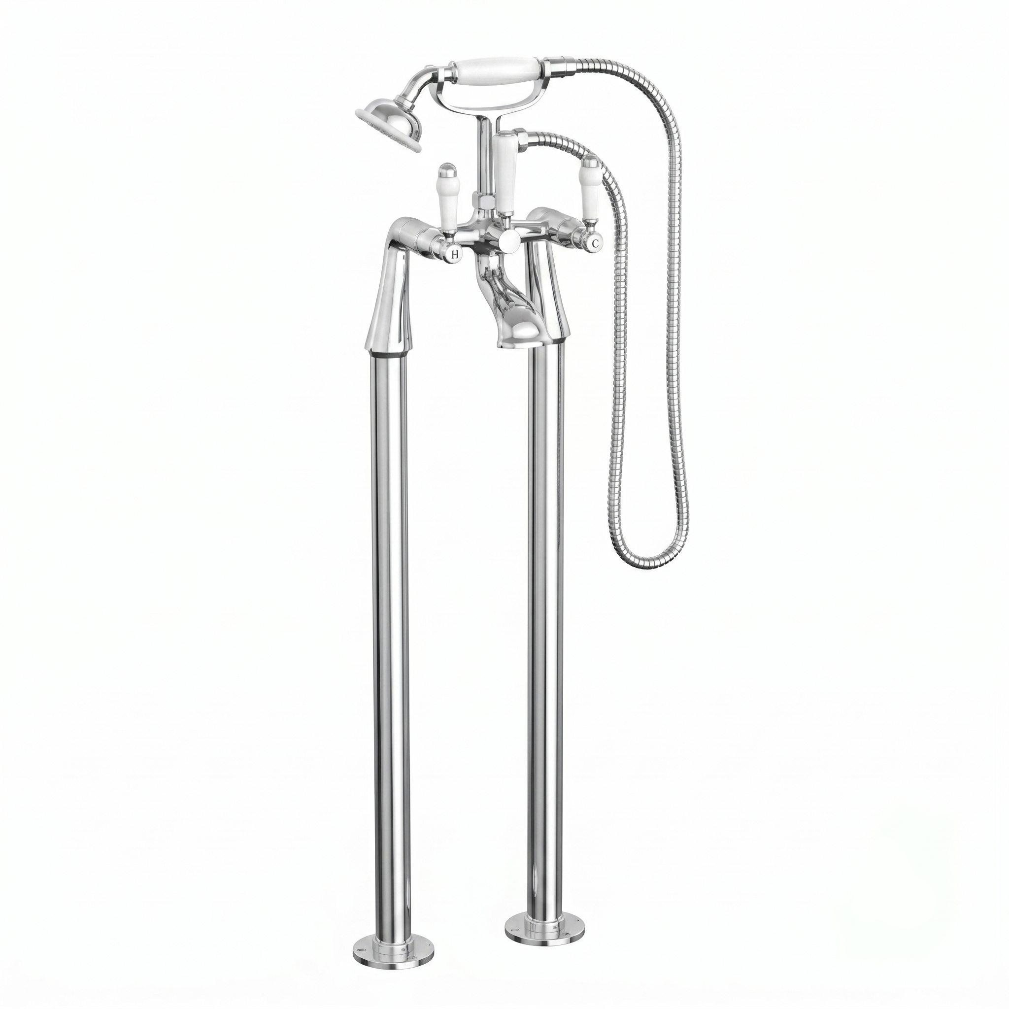 Butler & Rose Eliza Lever Freestanding Bath Shower Mixer Tap