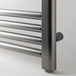 EliteHeat Stainless Steel Ladder Heated Towel Rail 25mm Bars - Brushed Black - 1600 x 500mm