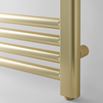 EliteHeat Stainless Steel Ladder Heated Towel Rail 25mm Bars - Brushed Brass - 800 x 500mm