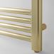 EliteHeat Stainless Steel Ladder Heated Towel Rail 25mm Bars - Brushed Brass - 800 x 500mm
