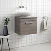Drench Emily 500mm Wall Mounted 1 Drawer Vanity Unit and Countertop