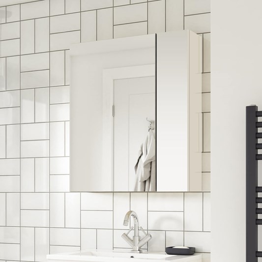 Drench Emily 600mm Mirror Cabinet with Offset Door