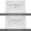 Drench Emily 600mm Wall Mounted 2 Drawer Vanity Unit & Basin Options