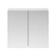 Drench Emily 800mm Mirror Cabinet - Gloss White