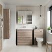 Drench Emily 600mm Mirror Cabinet - Driftwood
